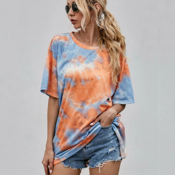 Boutique Tops - 💋 YIPPEE! COTTON CANDY - TYE DYE T SHIRT